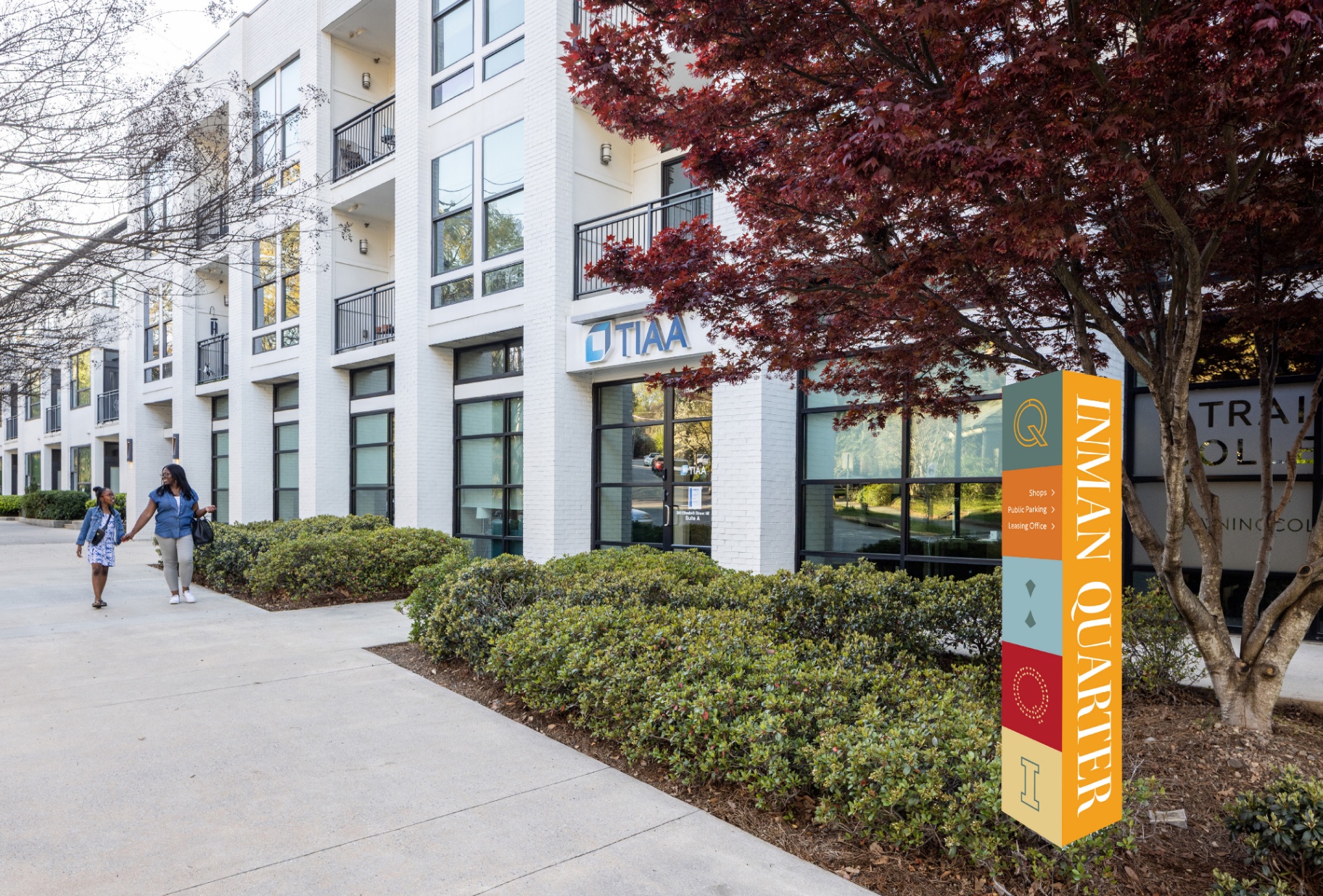 3,169 SF restaurant and retail storefront on Elizabeth Street at Inman Quarter